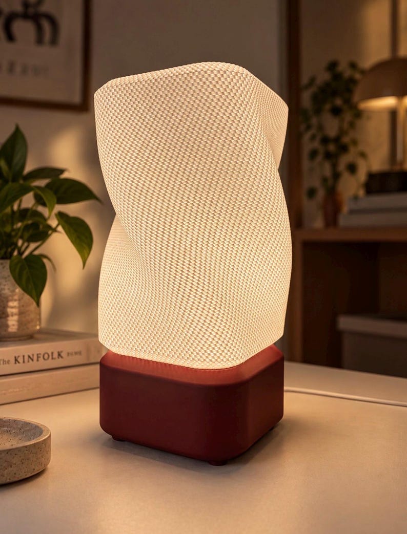 Lampada da tavolo moderna stampata in 3D – foto 2