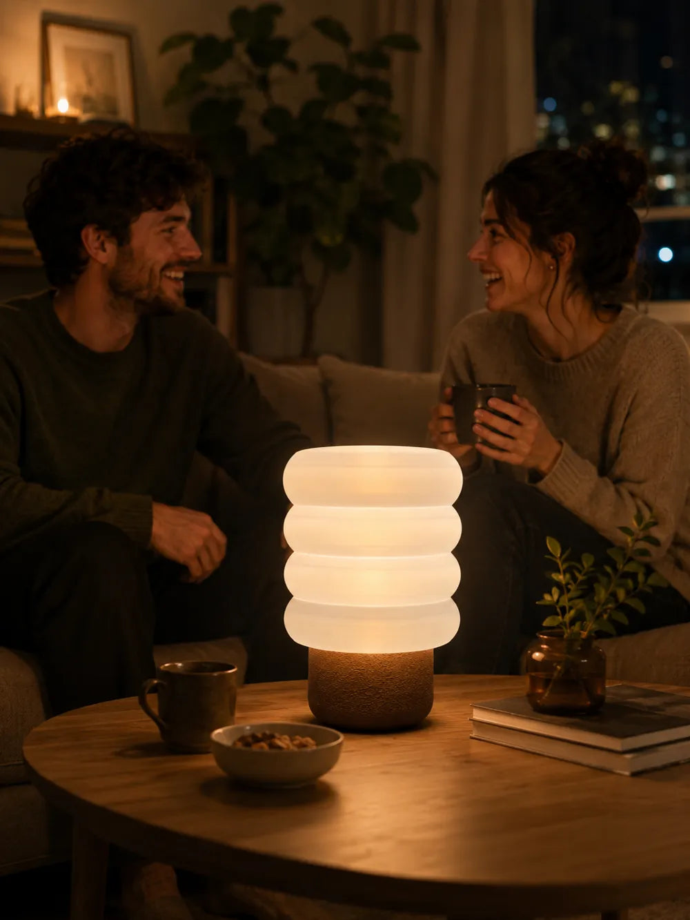 Lampada ondulata da tavolo — foto 3