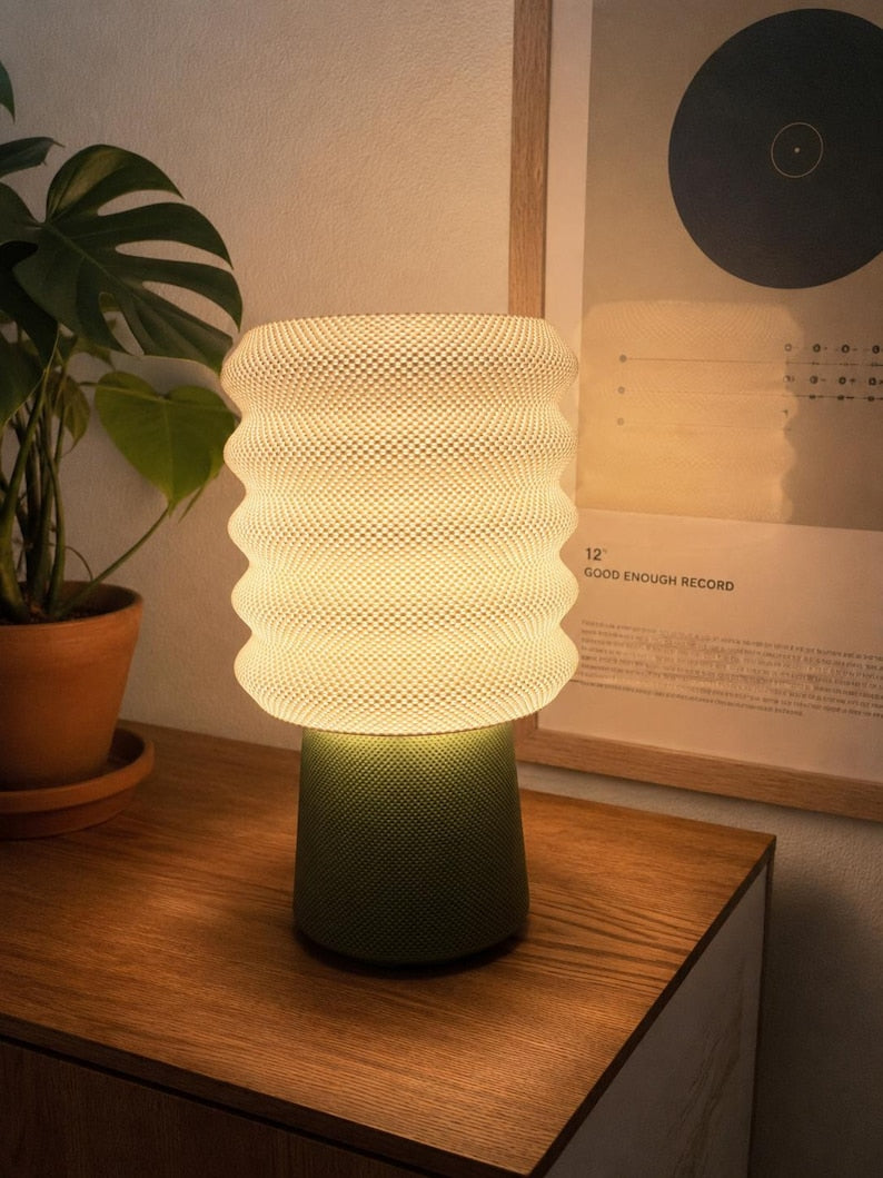 Plissé – Lampada da tavolo in stampa 3D, foto 1