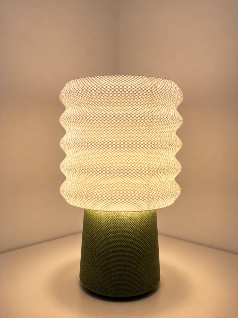 Plissé – Lampada da tavolo in stampa 3D, foto 2